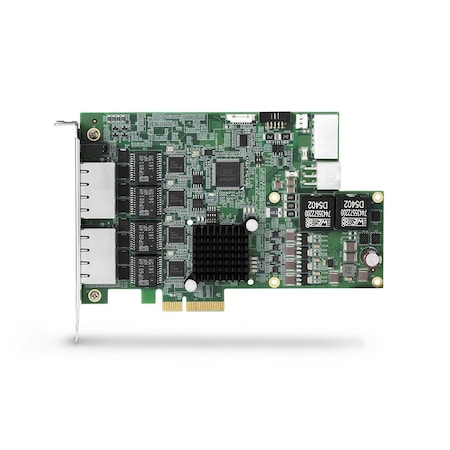 Adlink Technology 4-Ch Pci Express X 4 Gen2 Gige PCIE-GIE74